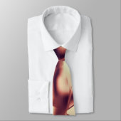 Braun- oder bordeauxrot, beige krawatte (Gebunden)