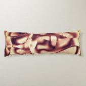 Braun- oder bordeauxrot, beige seitenschläferkissen (Rückseite)