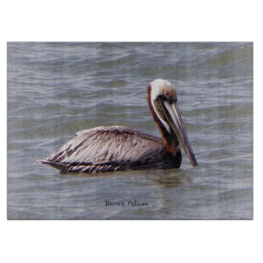 Braun-Pelikan-Schneidpappe Schneidebrett (Vorderseite)