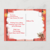 Braun-Pferd- und Kuhweihzucht Postkarte (Rückseite)