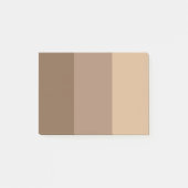 Braun Post-it Klebezettel (Vorderseite)