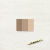 Braun Post-it Klebezettel (Auf Schreibtisch)