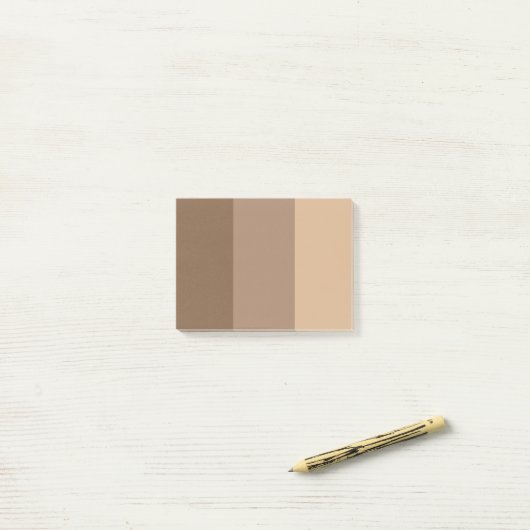 Braun Post-it Klebezettel (Auf Schreibtisch)