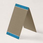 braun, rechteckig, holz, beige, grau, gold, Schrif Visitenkarten (Vorderseite)