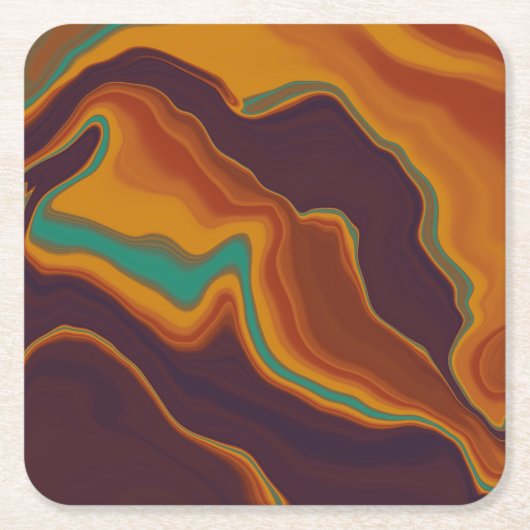 braun rechteckiger pappuntersetzer (Vorderseite)