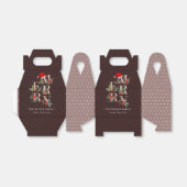 Braun Rose Gold Rot Grün Frohe Weihnachtsfolien Geschenkschachtel (Ungefaltet)