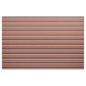 Braun, Rot, Weiß und Schwarz Farbmuster Stoff (Fat Quarter (45,7 x 55,9 cm))