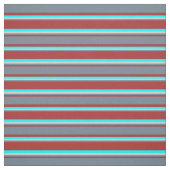 Braun, Schiefergrau, leichter Grau und Aqua gefärb Stoff (Muster)