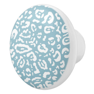 Braun & Schwarz Cheetah Leopard Tierprint Ce Keramikknauf