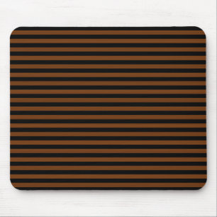 Braun Schwarze Streifen Nahtloses Muster Mousepad