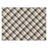 Braun-schwarzes Karo Tischdecke (Vorderseite (Horizontal))