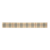 Braun-schwarzes Karomuster  Satinband (Vorderseite)