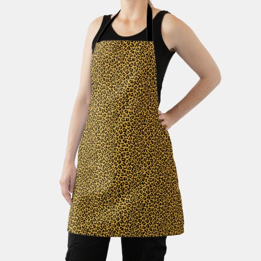 Braun-schwarzes Leopardenfellmuster Schürze (InSitu)