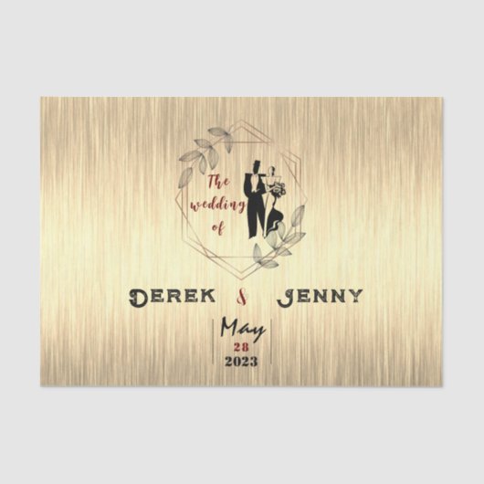 braun seidenpapier (Vorderseite)