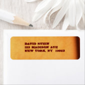 Braun/Stencil-Adressetiketten (Insitu)