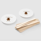 Braun Teddy Bären Babydusche hinzufügen Name Datum Fächer (Non-assembled)