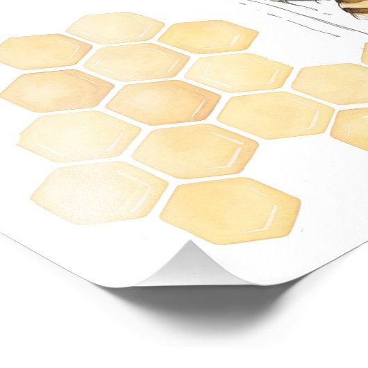 Braun-Teddy-Bücher für Babyposter Fotodruck (Ecke)