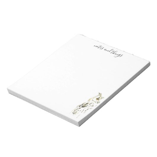 Braun-Ugel Notizblock (Rotiert)