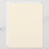 Braun und Beige Eleganz Schreibwarenpapier (Rückseite)