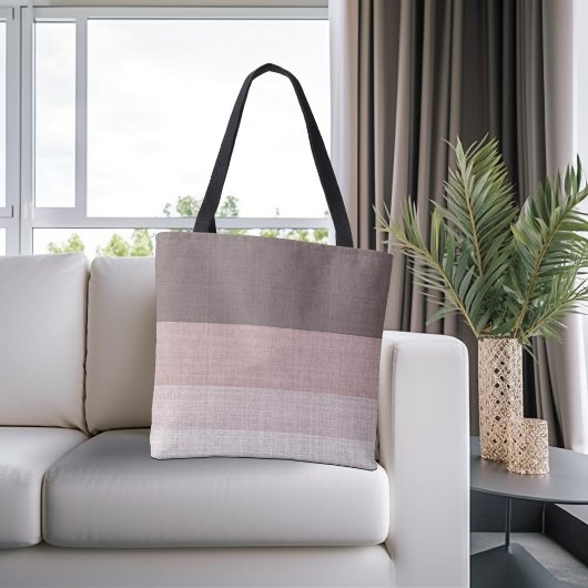 braun und beige gestreift, tasche