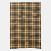braun und beige Kariert Geschirrtuch (Vertikal)