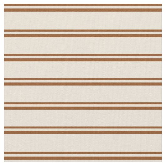 Braun- und Bisque-Muster Stoff (Nahaufnahme)