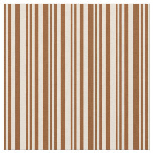 Braun- und Bisque-Streifen/Muster mit Linse Stoff