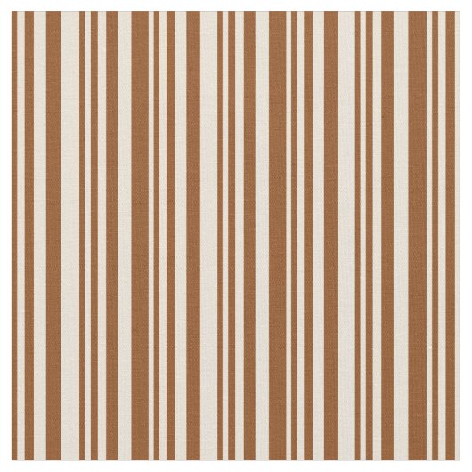 Braun- und Bisque-Streifen/Muster mit Linse Stoff (Nahaufnahme)