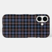 Braun und Blau Mackenzie Clan Reproduction Kariert Case-Mate iPhone Hülle (Rückseite (Horizontal))