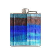 Braun und Blauholz Vintag Flachmann (Rückseite)