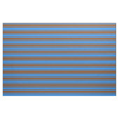 Braun- und Blaumuster Stoff (Fat Quarter (45,7 x 55,9 cm))