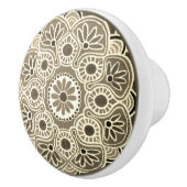 Braun und braun Keramik Keramikknauf (Rechts)