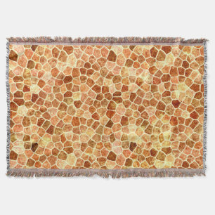 Braun und Creme Cobbled Muster Terrazo Muster Decke