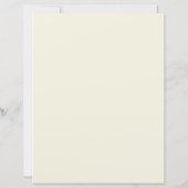 Braun- und cremefarbene Schreibwarenpapier (Rückseite)