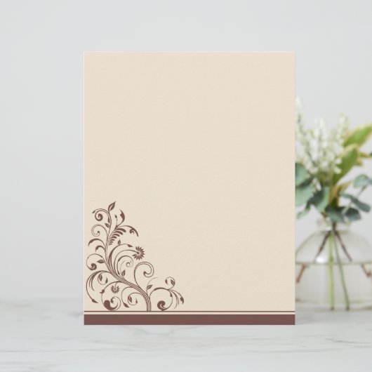 Braun- und Cremfloraleihen (Stehend Vorderseite)