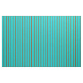 Braun- und Dunkeltürkisfarbenes Muster Stoff (Fat Quarter (45,7 x 55,9 cm))