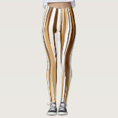 Braun und gelb leggings (Vorderseite)