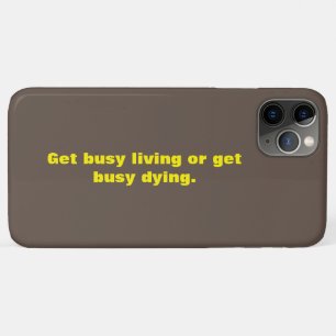 Braun und Gelb Zitate Kleiner Text Design Case-Mate iPhone Hülle