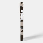 Braun und Grau getarnt Personalisiert Case-Mate iPhone Hülle (Rückseite / Links)