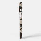 Braun und Grau getarnt Personalisiert Case-Mate iPhone Hülle (Rückseite / Links)