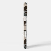Braun und Grau getarnt Personalisiert Case-Mate iPhone Hülle (Rückseite / Rechts)