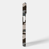 Braun und Grau getarnt Personalisiert Case-Mate iPhone Hülle (Rückseite / Rechts)