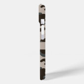 Braun und Grau getarnt Personalisiert Case-Mate iPhone Hülle (Rückseite / Links)