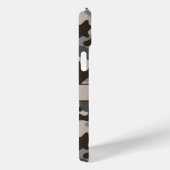 Braun und Grau getarnt personalisiert Case-Mate iPhone Hülle (Rückseite / Rechts)