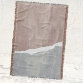 Braun und Grau Grunge Decke