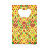 Braun- und Grünmuster Geldbeutel Flaschenöffner (Vorderseite)