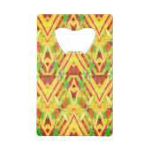 Braun- und Grünmuster Geldbeutel Flaschenöffner (Rückseite)