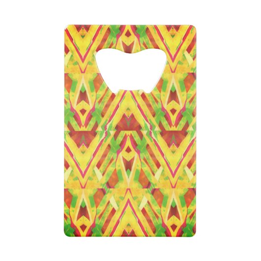 Braun- und Grünmuster Geldbeutel Flaschenöffner (Rückseite)