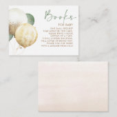 Braun und Käfig Grüne Balloons Kinderduschbücher Begleitkarte (Vorne/Hinten)