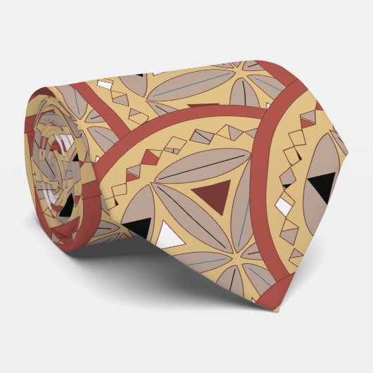Braun und Rost Krawatte (Gerollt)